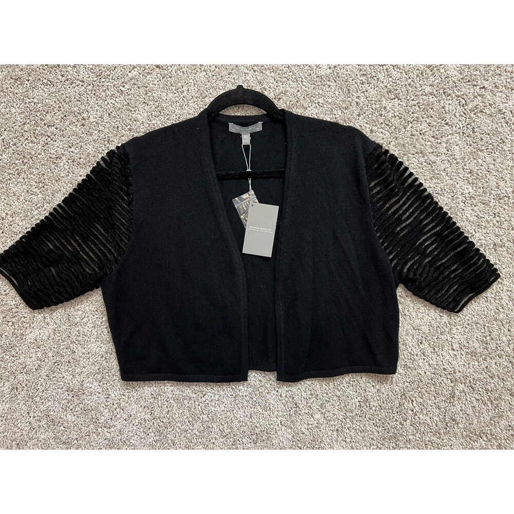 Neiman Marcus Cashmere Sweater Women X Large BLACK